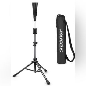 NEW: Adjustable Batting Tee Portable Travel Stable Tripod Stand